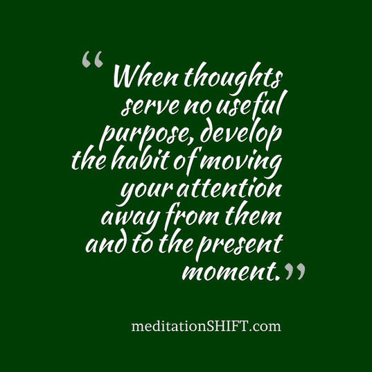 meditationSHIFT attention quote